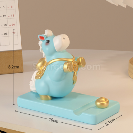 礼品订购马上来财手机支架广告