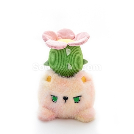 礼品订购小猫植物盆栽广告