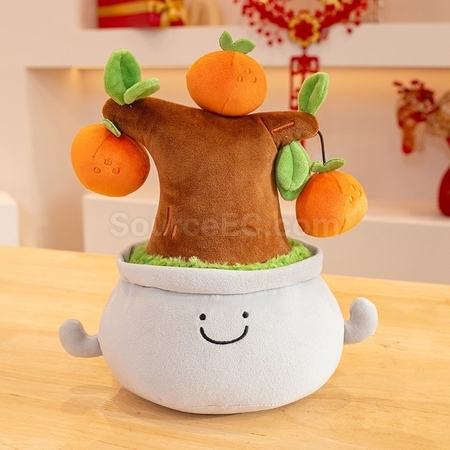 礼品订购植物盆栽玩偶广告