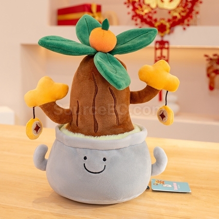 礼品订购植物盆栽玩偶广告