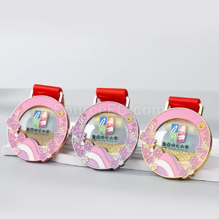礼品订购流沙金属奖牌广告