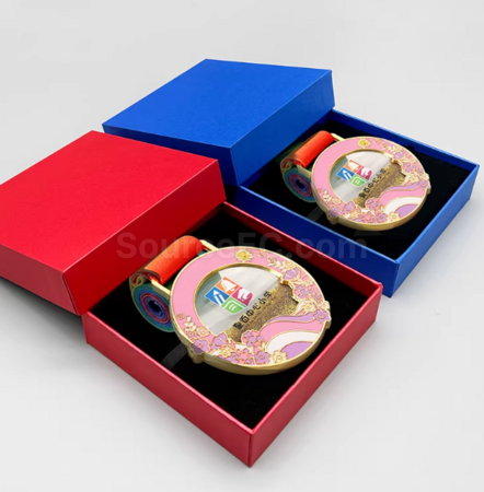 礼品订购流沙金属奖牌广告