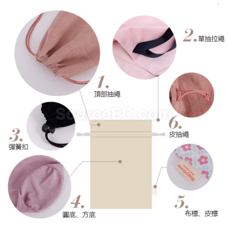礼品订购绒布束口袋广告