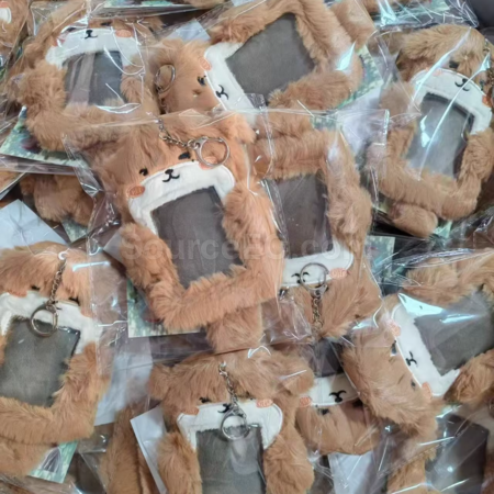 礼品订购毛绒卡套可定制广告