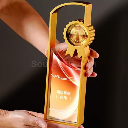 礼品订购水晶奖座广告