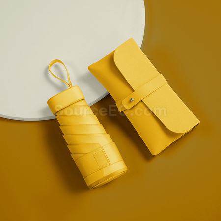 礼品订购口袋皮包超轻伞广告