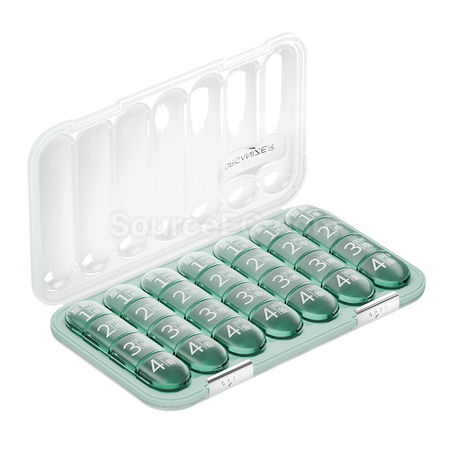 礼品订购分隔药盒广告