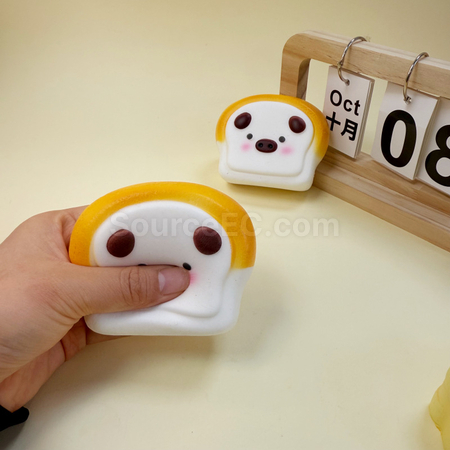 礼品订购吐司小猪捏捏乐解压玩具广告