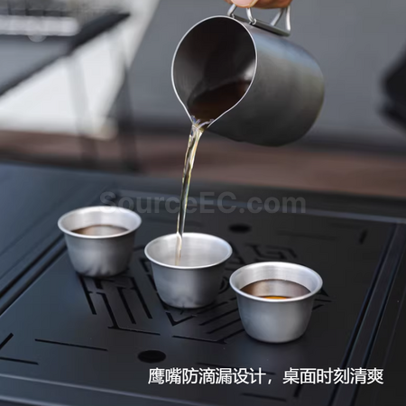 礼品订购户外304不锈钢茶具旅行便携套装广告