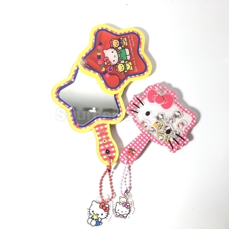 礼品订购摇摇乐手持镜子DIY广告