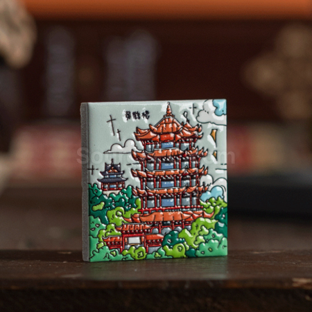 礼品订购定制陶瓷冰箱贴广告