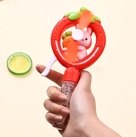 礼品订购手压泡泡风扇广告