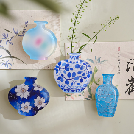礼品订购花瓶冰箱贴广告