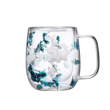 真花茶杯