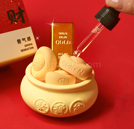 礼品订购元宝香薰广告