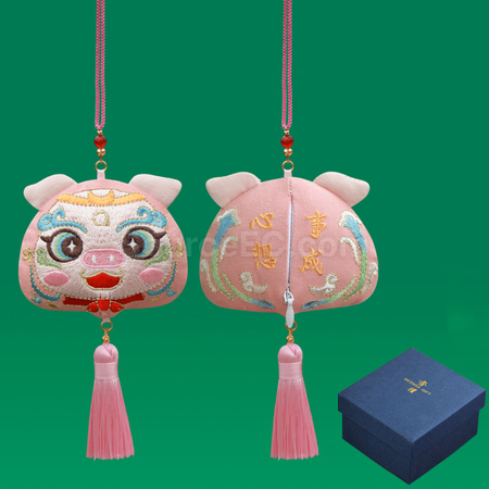 礼品订购十二生肖香囊广告