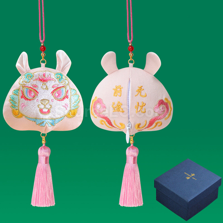 礼品订购十二生肖香囊广告