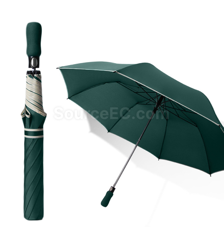 礼品订购双人抗风雨伞纯色折叠高尔夫伞广告