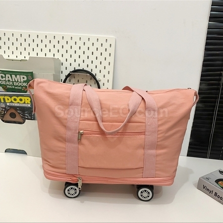 礼品订购旅行可伸缩带轮滑旅行袋广告