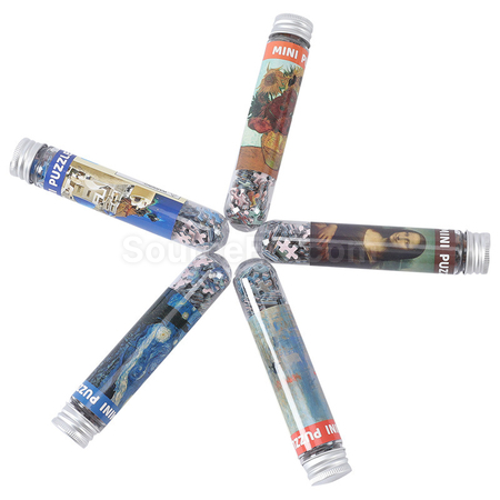 礼品订购定制试管拼图广告