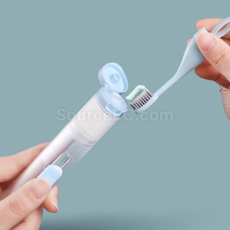礼品订购旅行牙刷牙膏一体组合广告