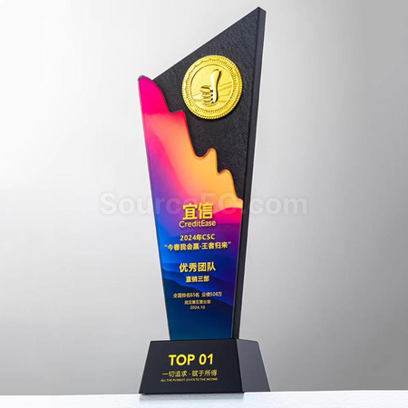 礼品订购水晶奖座广告