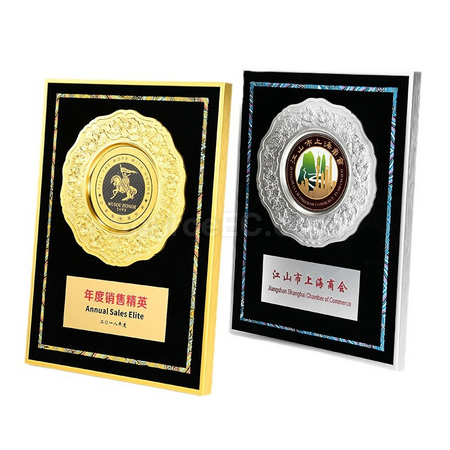 礼品订购金属浮雕奖牌广告