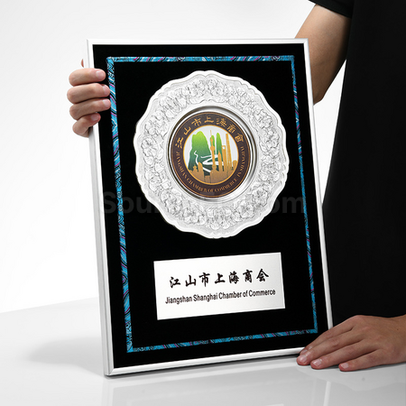 礼品订购金属浮雕奖牌广告