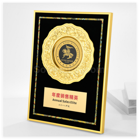 礼品订购金属浮雕奖牌广告