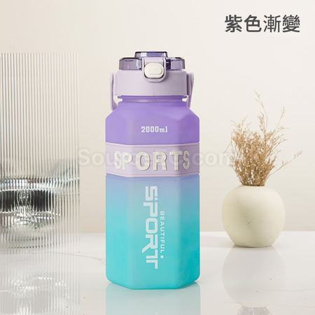 礼品订购六边形水壶广告