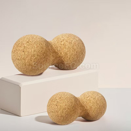 礼品订购软木瑜伽花生筋膜球广告