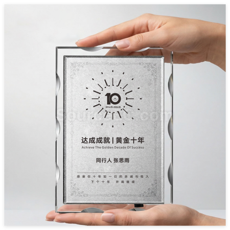 礼品订购水晶奖牌广告