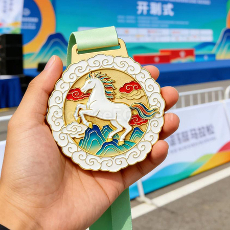 礼品订购马年金属奖牌广告