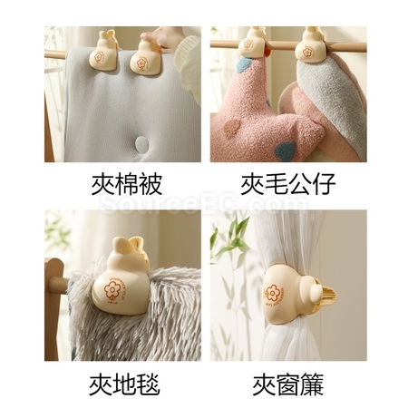 礼品订购无痕软胶葫芦夹广告