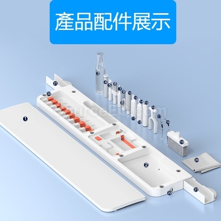 礼品订购二十二合一多功能清洁套装（带键盘手托功能）广告