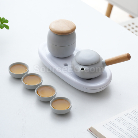 礼品订购便携式旅行茶具广告