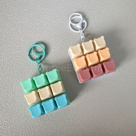礼品订购定制熊头按键减压玩具广告