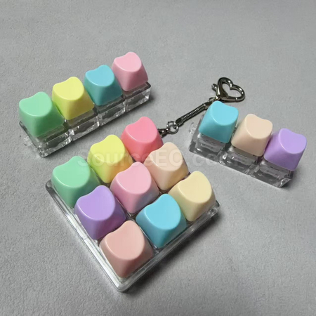 礼品订购定制爱心按键减压玩具广告