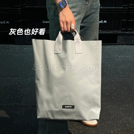 礼品订购PVC手提单肩袋广告