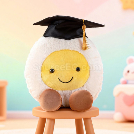 礼品订购毕业博士蛋公仔广告