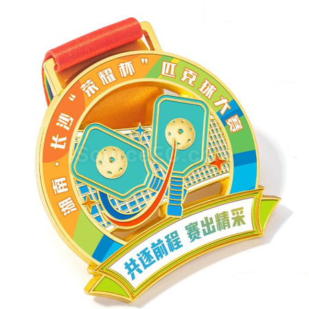 礼品订购匹克球奖牌广告