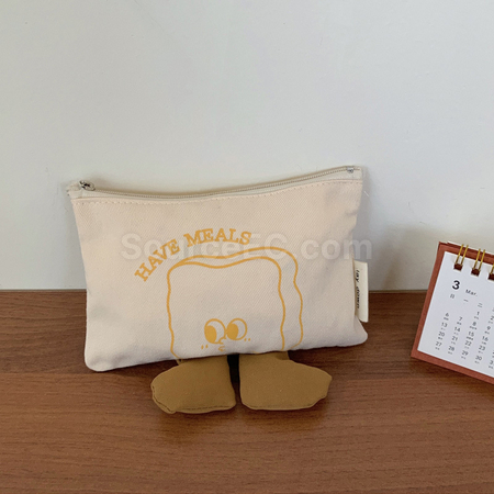 礼品订购帆布零钱包广告