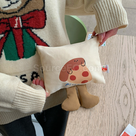 礼品订购帆布零钱包广告