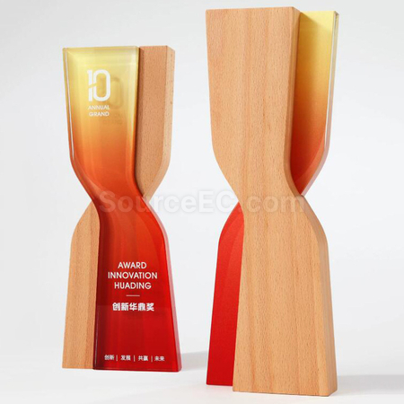 礼品订购水晶奖座广告