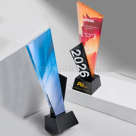 礼品订购2026水晶奖座广告