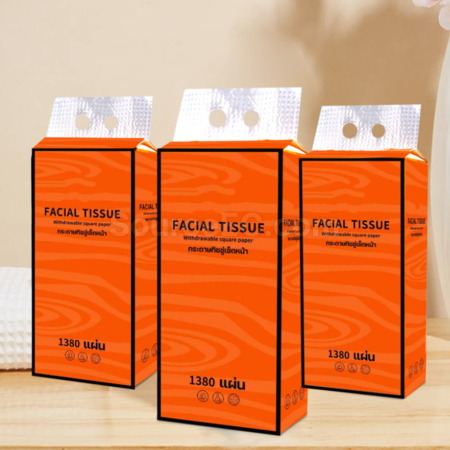 礼品订购定制悬挂底部抽纸广告