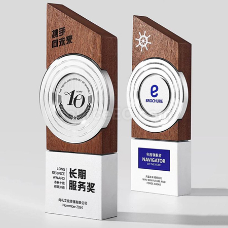 礼品订购水晶奖座广告