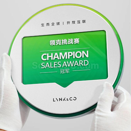礼品订购水晶奖牌广告
