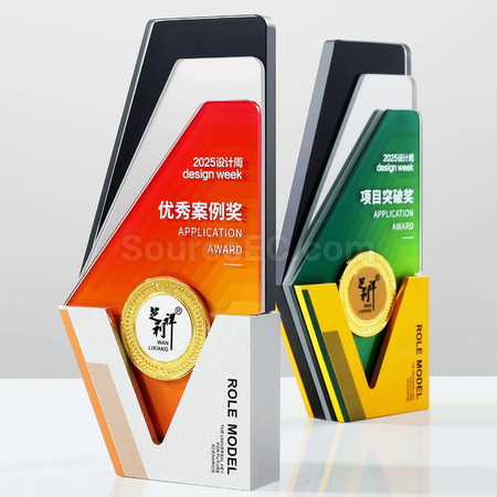礼品订购水晶奖座广告