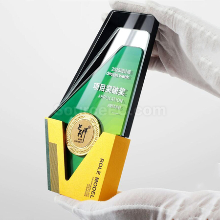 礼品订购水晶奖座广告